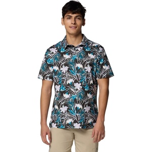 image:imageColumbia Mens Super Slack Tide II Stretch PoloShark Tropicfield
