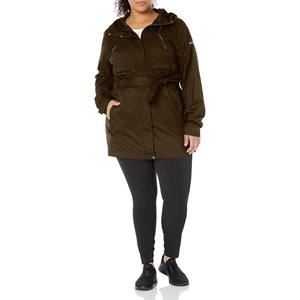 image:imageColumbia Plus Size Pardon My Trench Rain JacketOlive Green
