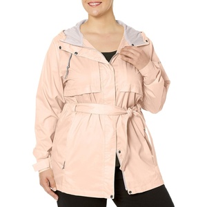 image:imageColumbia Plus Size Pardon My Trench Rain JacketPeach Cloud