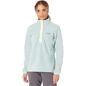 image:imageColumbia Womens Benton Springs Half Snap II Pull Over Fleece Jacket Dark StoneCanoeVintage Blue 3XAqua ToneLight Lime