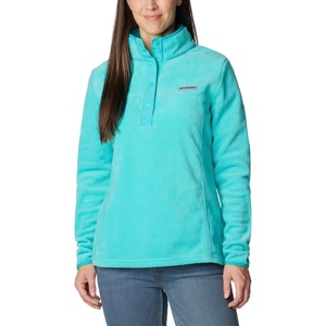 image:imageColumbia Womens Benton Springs Half Snap II Pull Over Fleece Jacket Dark StoneCanoeVintage Blue 3XBright Aqua