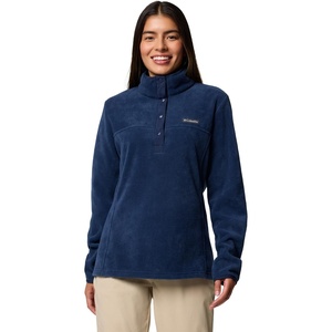 image:imageColumbia Womens Benton Springs Half Snap II Pull Over Fleece Jacket Dark StoneCanoeVintage Blue 3XCollegiate Navy