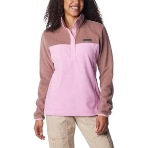 image:imageColumbia Womens Benton Springs Half Snap II Pull Over Fleece Jacket Dark StoneCanoeVintage Blue 3XCosmosFig