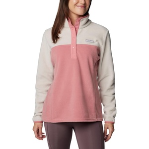 image:imageColumbia Womens Benton Springs Half Snap II Pull Over Fleece Jacket Dark StoneCanoeVintage Blue 3XDark StonePink Agave