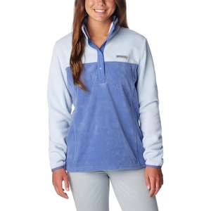 image:imageColumbia Womens Benton Springs Half Snap II Pull Over Fleece Jacket Dark StoneCanoeVintage Blue 3XEveWhisper