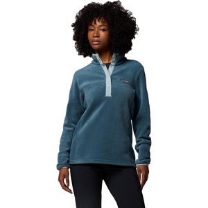 image:imageColumbia Womens Benton Springs Half Snap II Pull Over Fleece Jacket Dark StoneCanoeVintage Blue 3XEverblueCrushed Blue