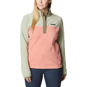 image:imageColumbia Womens Benton Springs Half Snap II Pull Over Fleece Jacket Dark StoneCanoeVintage Blue 3XFaded PeachSafariStone Green