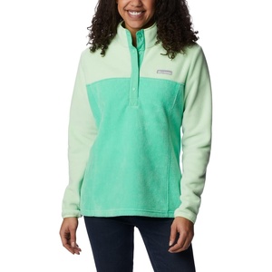 image:imageColumbia Womens Benton Springs Half Snap II Pull Over Fleece Jacket Dark StoneCanoeVintage Blue 3XLight JadeKey West