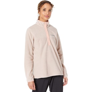 image:imageColumbia Womens Benton Springs Half Snap II Pull Over Fleece Jacket Dark StoneCanoeVintage Blue 3XMauve VaporFaux Pink