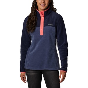 image:imageColumbia Womens Benton Springs Half Snap II Pull Over Fleece Jacket Dark StoneCanoeVintage Blue 3XNocturnalDark Nocturnal