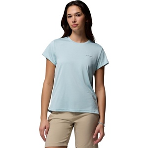 image:imageColumbia Womens Bluevista Hill Short Sleeve CrewMarine Light Heather