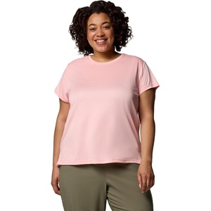 image:imageColumbia Womens Bluevista Hill Short Sleeve CrewPink Sand Heather