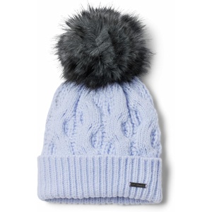 image:imageColumbia Womens Boundless Days Cable Knit Pom BeanieSnowdrift