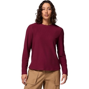 image:imageColumbia Womens Brea Falls Grid Crew Long SleeveRich Wine