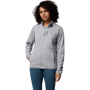 image:imageColumbia Womens Essential Hike Grid Fleece Full ZipColumbia GreyColumbia Grey