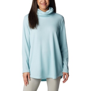 image:imageColumbia Womens Holly Hideaway Waffle Cowl Neck PulloverAqua Haze