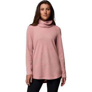 image:imageColumbia Womens Holly Hideaway Waffle Cowl Neck PulloverEraser Pink