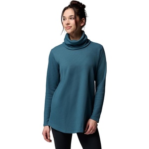 image:imageColumbia Womens Holly Hideaway Waffle Cowl Neck PulloverEverblue