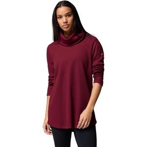 image:imageColumbia Womens Holly Hideaway Waffle Cowl Neck PulloverRich Wine