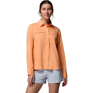 image:imageColumbia Womens PFG Castback Woven Long SleeveBright Nectar