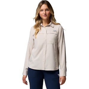 image:imageColumbia Womens PFG Castback Woven Long SleeveDark Stone