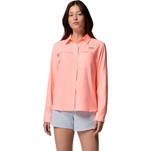 image:imageColumbia Womens PFG Castback Woven Long SleeveTiki Pink