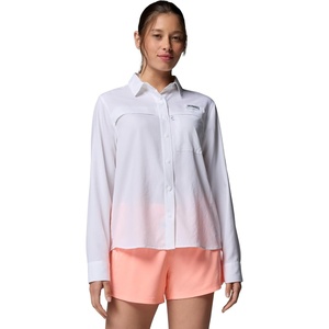 image:imageColumbia Womens PFG Castback Woven Long SleeveWhite