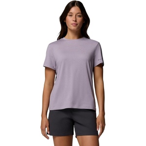 image:imageColumbia Womens Parsons Point Short Sleeve Logo TeeLavender Pearl Heather