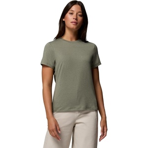 image:imageColumbia Womens Parsons Point Short Sleeve Logo TeeStone Green Heather