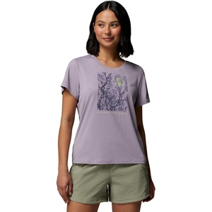 image:imageColumbia Womens Parsons Point Short Sleeve Scoop TeeLavender Pearl HeatherCanopy View