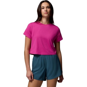 image:imageColumbia Womens Parsons Point Short Sleeve TeeFuchsia Heather