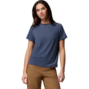 image:imageColumbia Womens Soft Stretch Short Sleeve TeeCollegiate Navy Heather