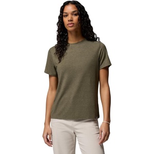 image:imageColumbia Womens Soft Stretch Short Sleeve TeeStone Green Heather