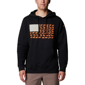 image:imageColumbia mens Phg Game Flag Ii HoodieHooded SweatshirtBlackBlaze Dog Flag