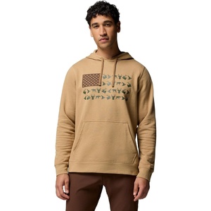 image:imageColumbia mens Phg Game Flag Ii HoodieHooded SweatshirtSaharaTobacco Hunt Flag
