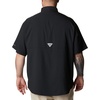 image:imageColumbia College Arkansas Razorbacks Collegiate Tamiami II Short Sleeve ShirtAla  Black