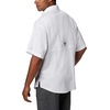 image:imageColumbia College Arkansas Razorbacks Collegiate Tamiami II Short Sleeve ShirtAla  White