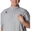image:imageColumbia College Arkansas Razorbacks Collegiate Tamiami II Short Sleeve ShirtDc  Columbia Grey
