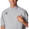 image:imageColumbia College Arkansas Razorbacks Collegiate Tamiami II Short Sleeve ShirtDc  Columbia Grey