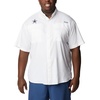 image:imageColumbia College Arkansas Razorbacks Collegiate Tamiami II Short Sleeve ShirtDc  White