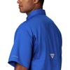 image:imageColumbia College Arkansas Razorbacks Collegiate Tamiami II Short Sleeve ShirtFla  Azul