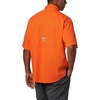 image:imageColumbia College Arkansas Razorbacks Collegiate Tamiami II Short Sleeve ShirtFla  Spark Orange