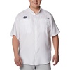 image:imageColumbia College Arkansas Razorbacks Collegiate Tamiami II Short Sleeve ShirtFla  White