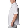 image:imageColumbia College Arkansas Razorbacks Collegiate Tamiami II Short Sleeve ShirtFla  White