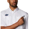 image:imageColumbia College Arkansas Razorbacks Collegiate Tamiami II Short Sleeve ShirtFla  White