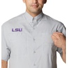 image:imageColumbia College Arkansas Razorbacks Collegiate Tamiami II Short Sleeve ShirtLsu  Columbia Grey