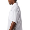image:imageColumbia College Arkansas Razorbacks Collegiate Tamiami II Short Sleeve ShirtLsu  White