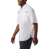 image:imageColumbia College Arkansas Razorbacks Collegiate Tamiami II Short Sleeve ShirtLsu  White