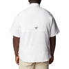 image:imageColumbia College Arkansas Razorbacks Collegiate Tamiami II Short Sleeve ShirtLsu  White