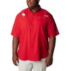 image:imageColumbia College Arkansas Razorbacks Collegiate Tamiami II Short Sleeve ShirtOk  Red Velvet